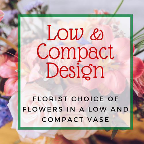 Low &#038; Compact Design Vase