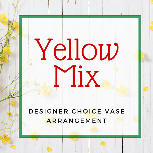 Yellow Mixed Vase Arrangement